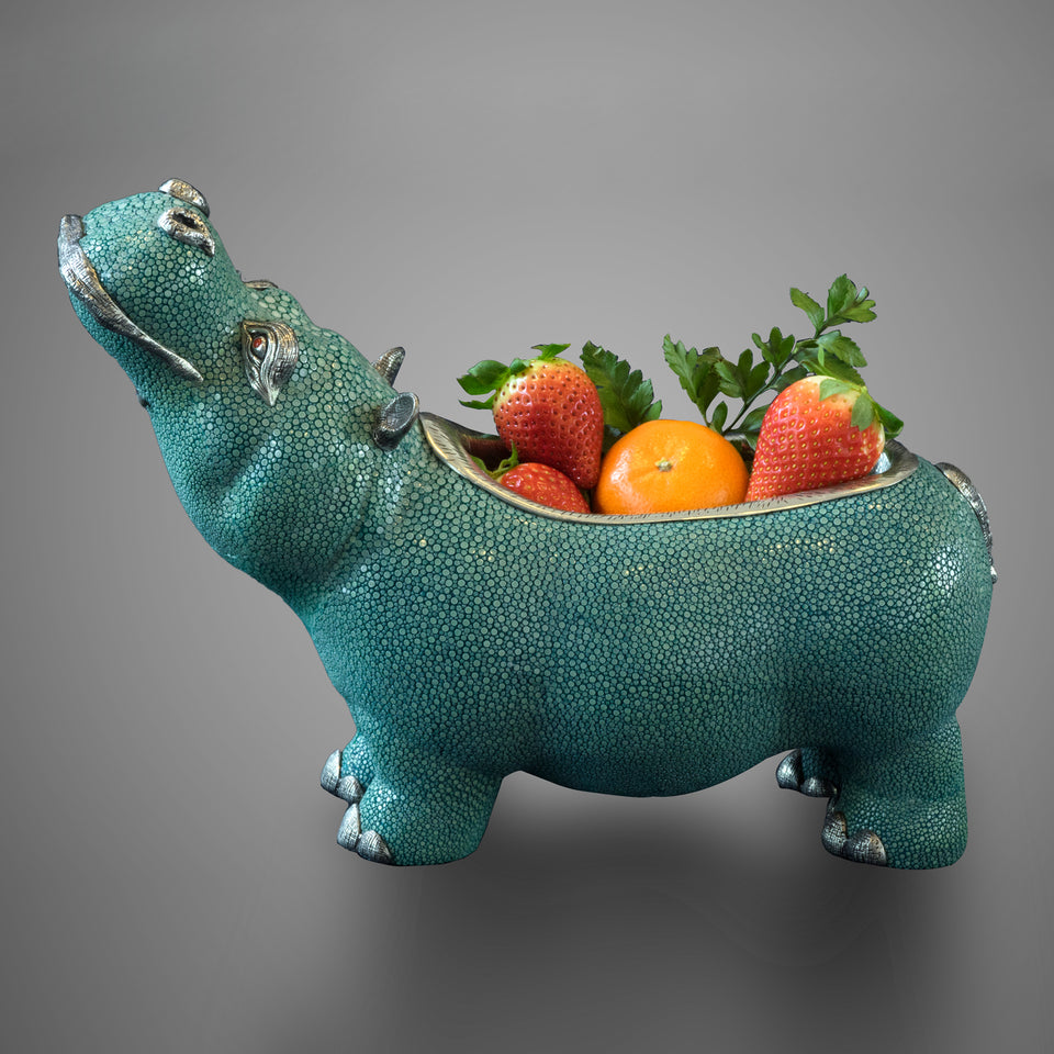 Hippo Galuchat Bowl