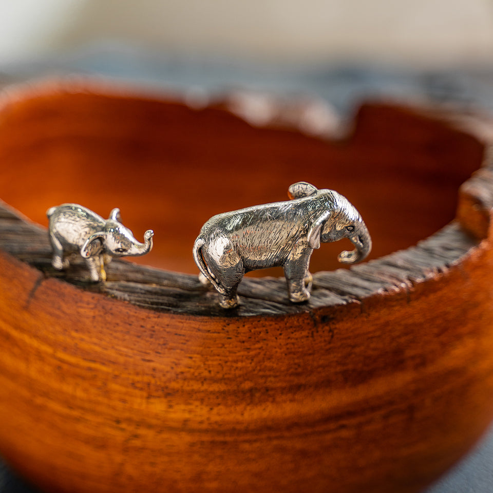 Elephants Rosewood Bowl