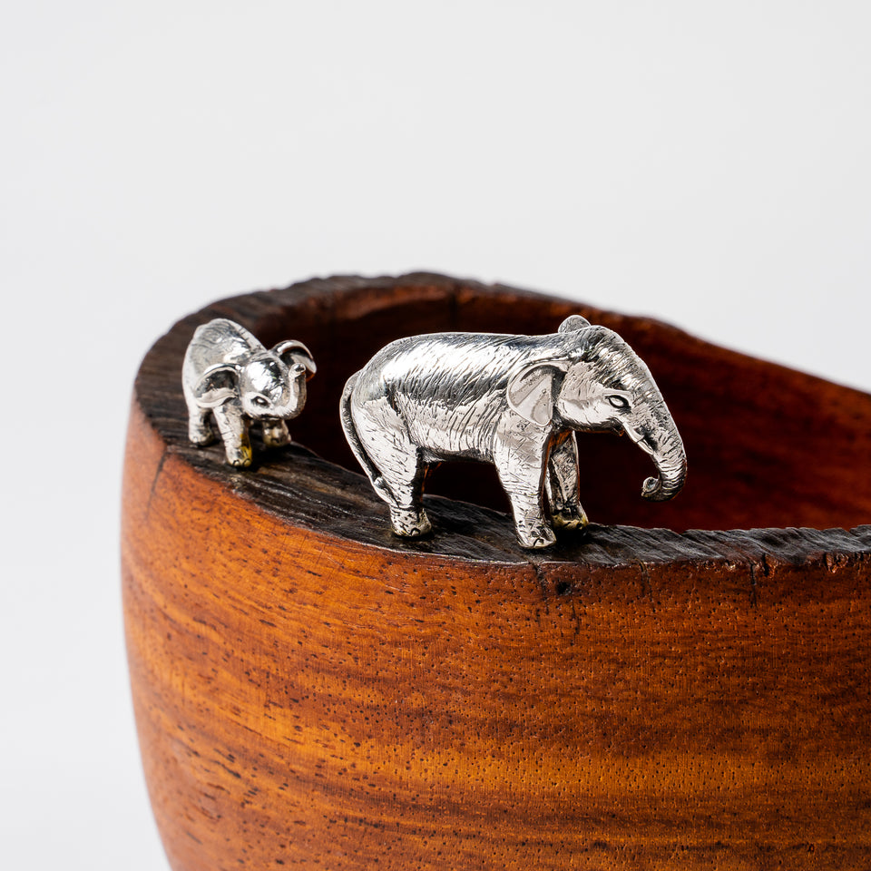 Elephants Rosewood Bowl