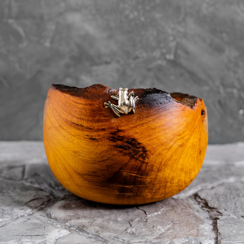 Frog Rosewood Bowl