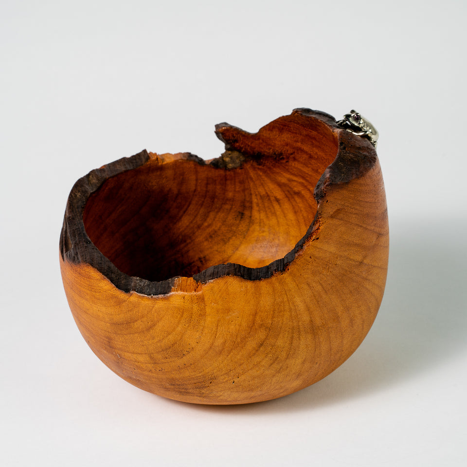 Frog Rosewood Bowl
