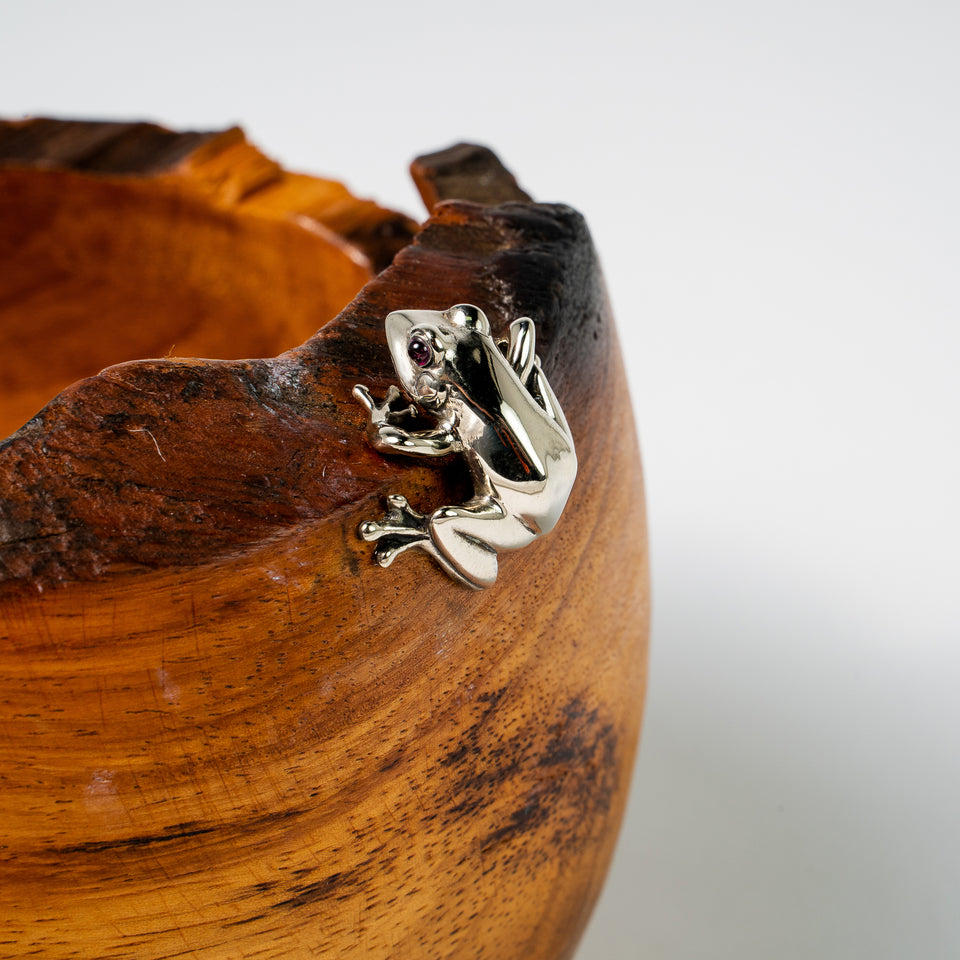 Frog Rosewood Bowl