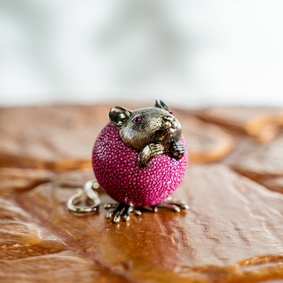 Galuchat Ball Rat Paperweight
