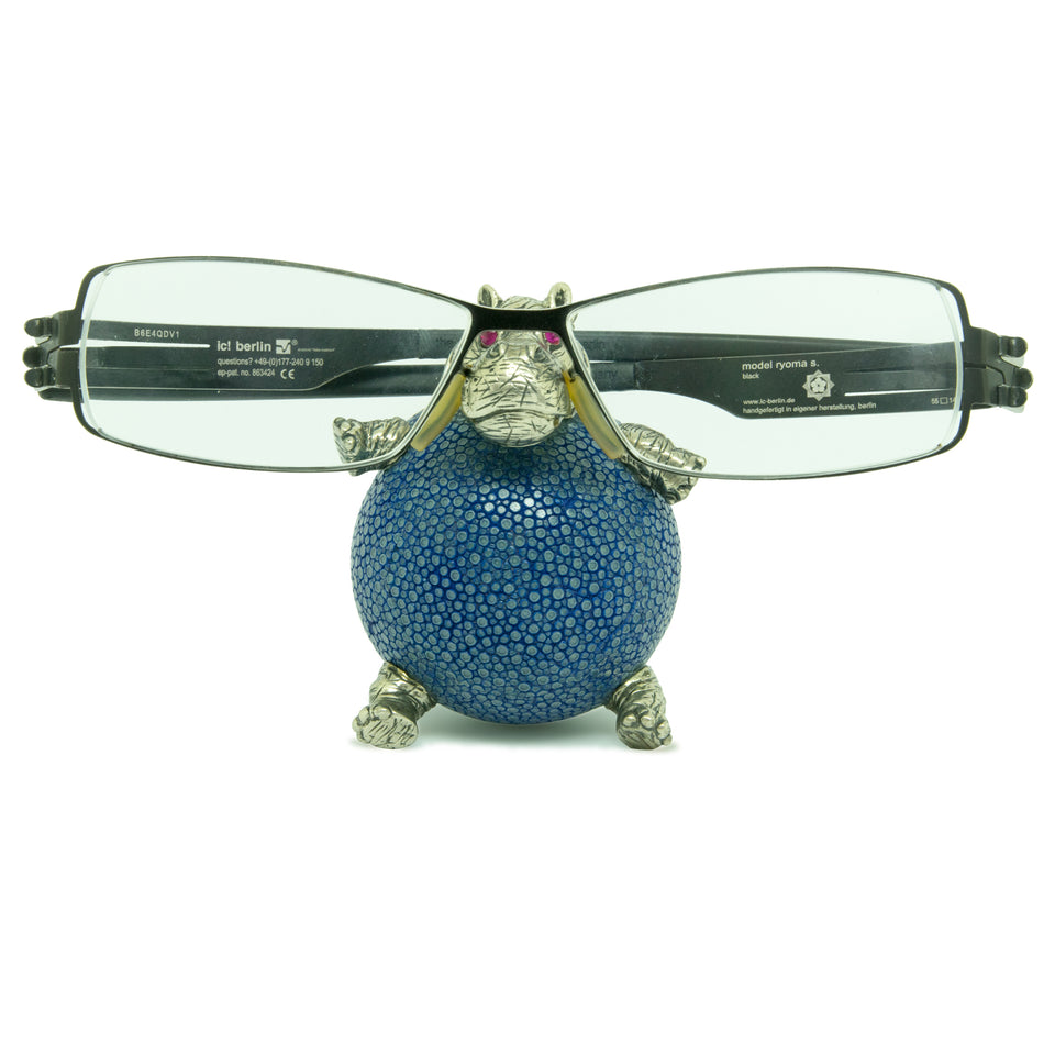 Galuchat Ball Hippo Glass Holder