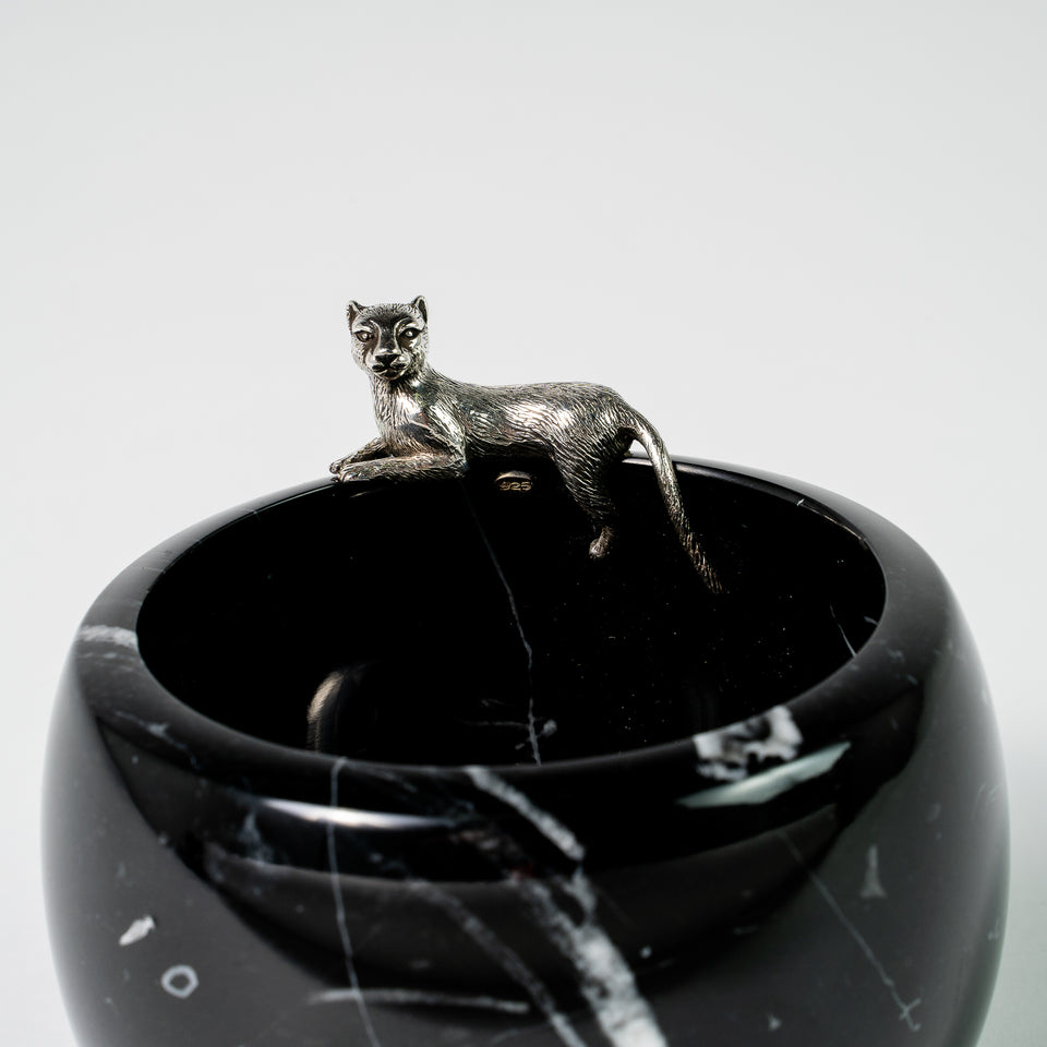 Panther Marble Bowl
