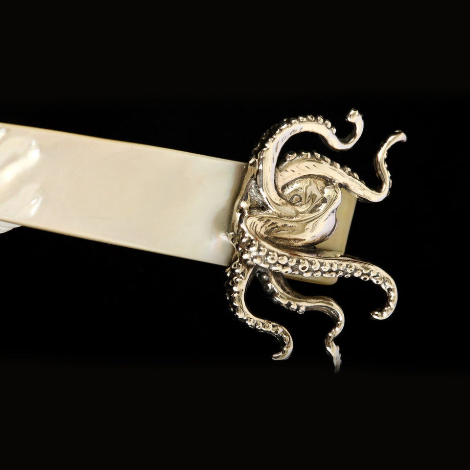 Octopus Mother of Pearl Spoon