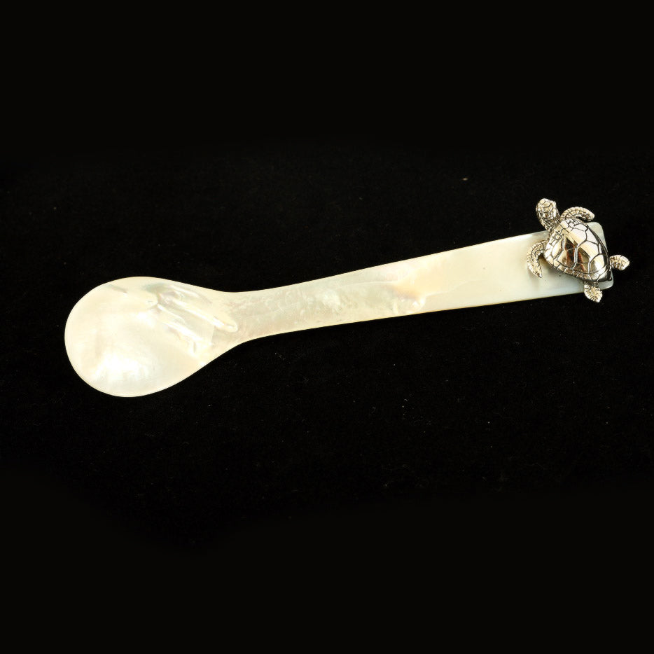 Turtle Mother of Pearl Spoon